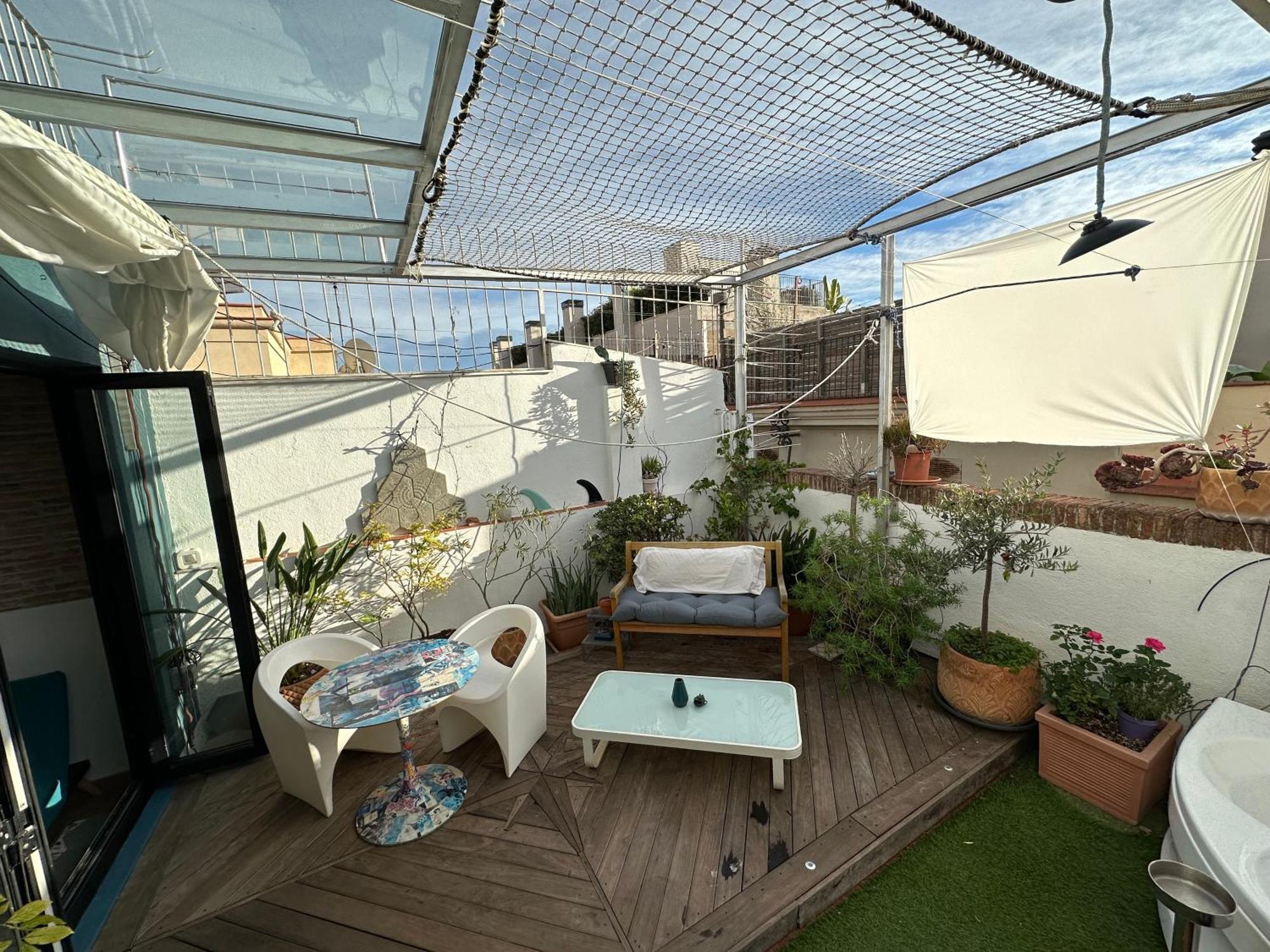 Leilighet Amazing Attic With Style, Terasse In The Heart Of The Gothic Quarter! *