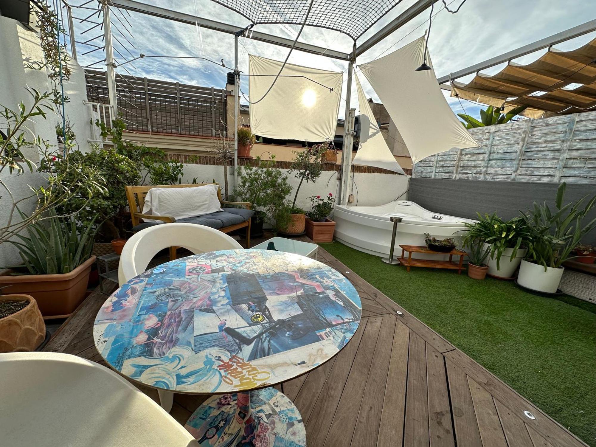 Leilighet Amazing Attic With Style, Terasse In The Heart Of The Gothic Quarter! Barcelona